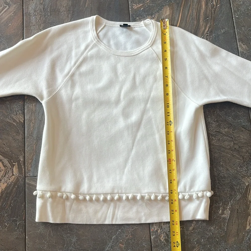 J.Crew Pom-pom sweatshirt Size XS